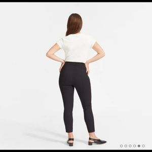 Everlane Curvy Side-Zip Stretch Cotton Work Pant